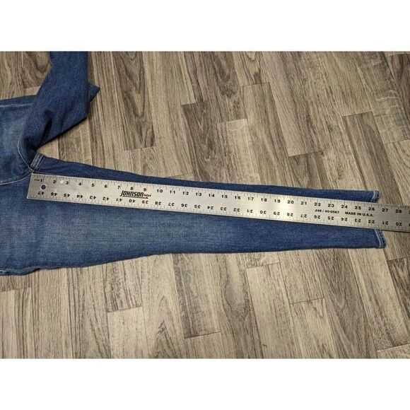 Joe's Womens Size 25 Flawless The Icon Mid Rise Skinny Cropped Denim Blue Jeans - Picture 10 of 12